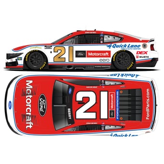 Action Racing Josh Berry 2026 #21 Motorcraft 1:24 Regular Paint Foil Numbers Die-Cast Ford Mustang