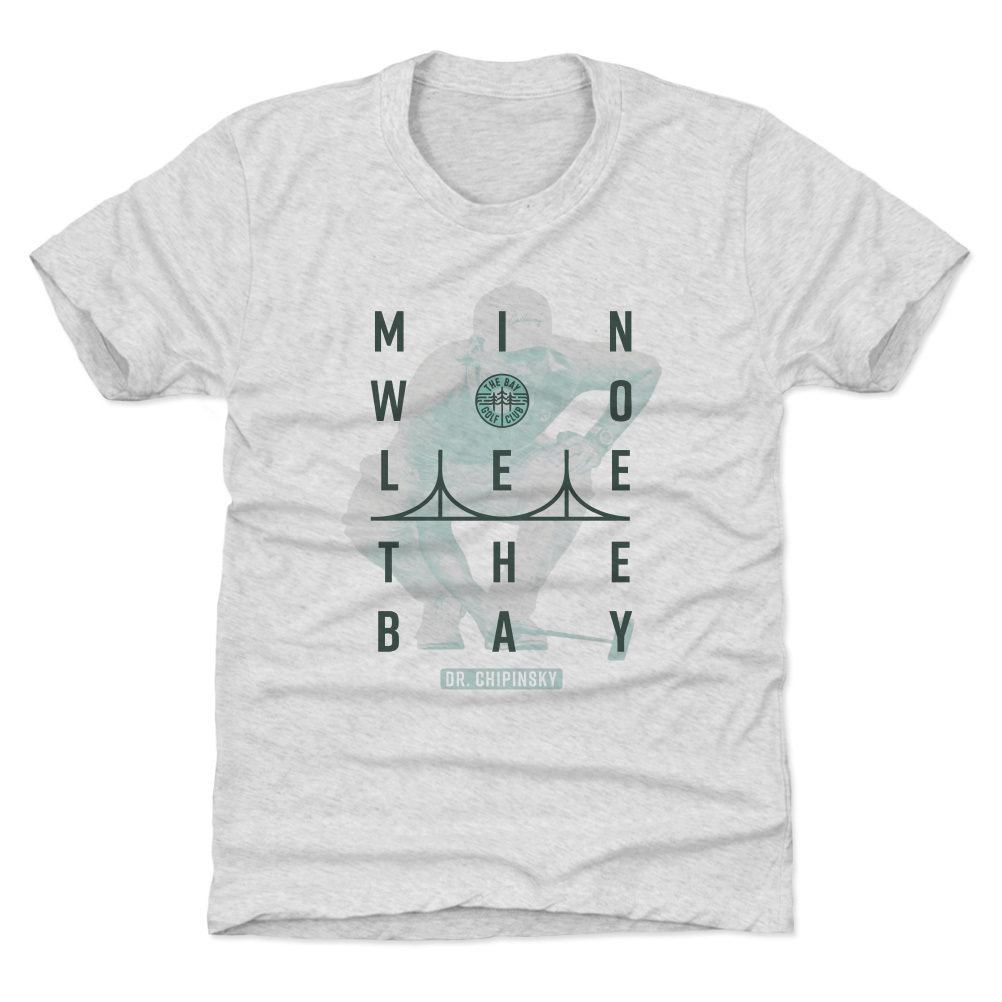 Youth 500 Level Gray The Bay Golf Club Min Woo Lee Name Space T-Shirt