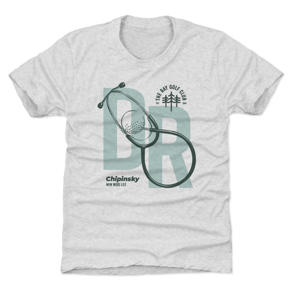 Youth 500 Level Gray The Bay Golf Club Min Woo Lee Stethoscope T-Shirt