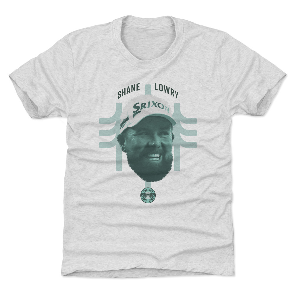 Youth 500 Level Gray The Bay Golf Club Shane Lowry Portrait T-Shirt Youth 500 Level Gray The Bay Golf Club Shane Lowry Portrait T-Shirt