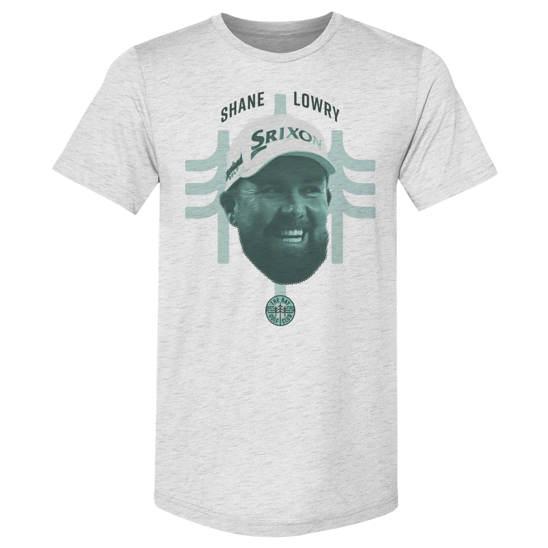 Adult 500 Level Gray The Bay Golf Club Shane Lowry Portrait Premium T-Shirt