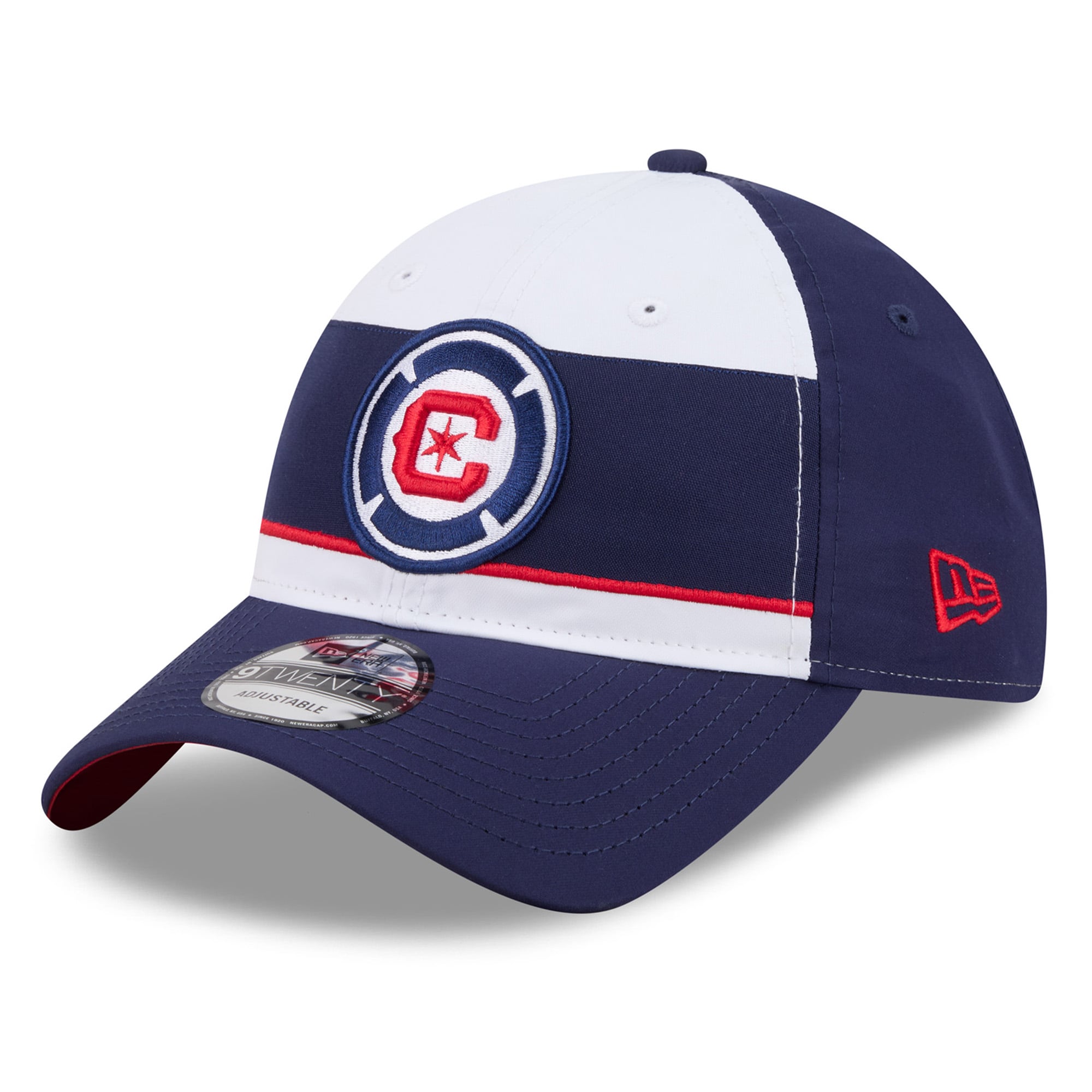 Men's New Era Blue/White Chicago Fire 2026 Third Jersey Hook 9TWENTY Adjustable Hat