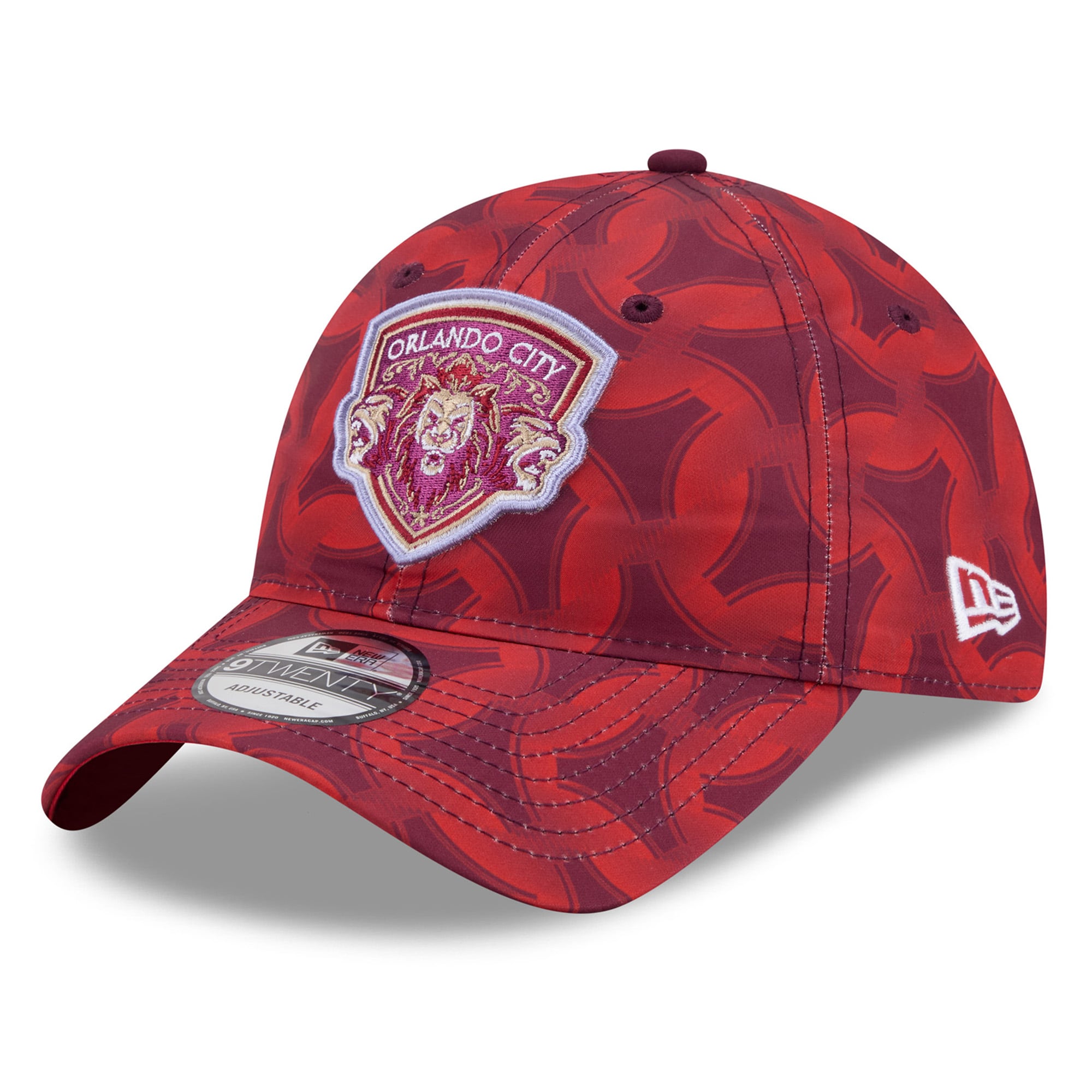 Men's New Era Red Orlando City SC 2026 Third Jersey Hook 9TWENTY Adjustable Hat
