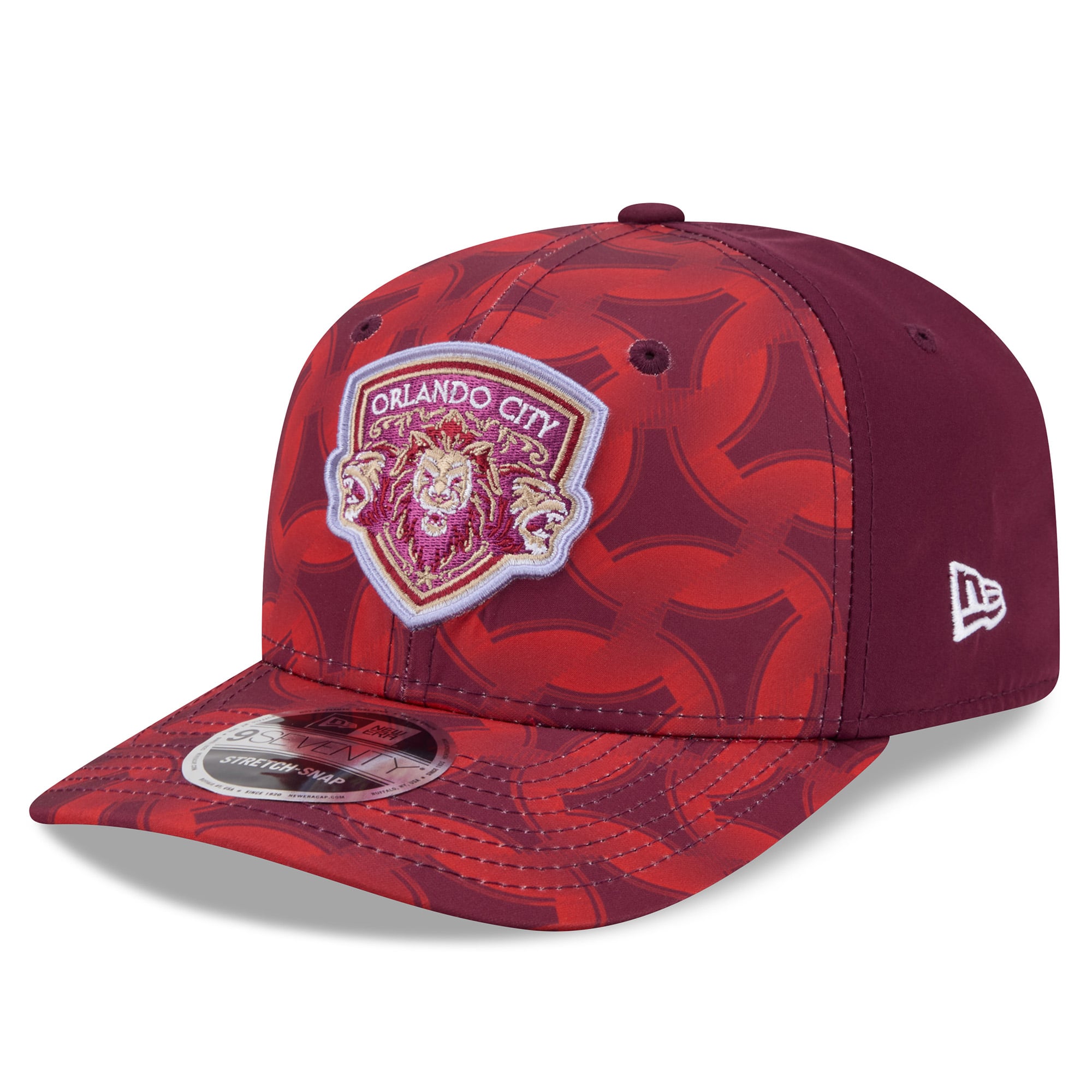 Men's New Era Red Orlando City SC 2026 Third Jersey Hook 9SEVENTY Adjustable Hat