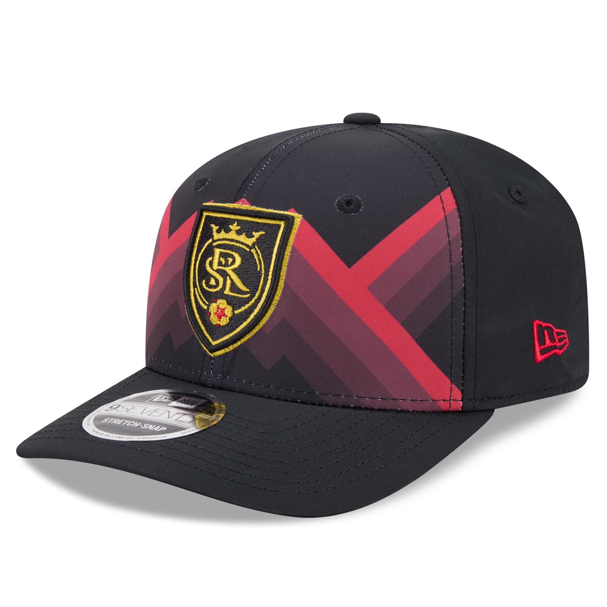 Men's New Era Black Real Salt Lake 2026 Third Jersey Hook 9SEVENTY Adjustable Hat
