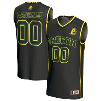 Unisex GameDay Greats Black Oregon Ducks Lightweight Collegiate Men's Basketball NIL Pick-A-Player Fashion Jersey