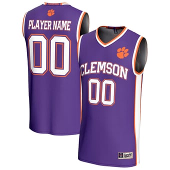 Youth GameDay Greats Purple Clemson Tigers Lightweight Collegiate Men's Basketball NIL Pick-A-Player Fashion Jersey