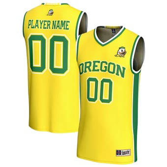 Youth GameDay Greats Yellow Oregon Ducks Lightweight Collegiate Men's Basketball NIL Pick-A-Player Fashion Jersey
