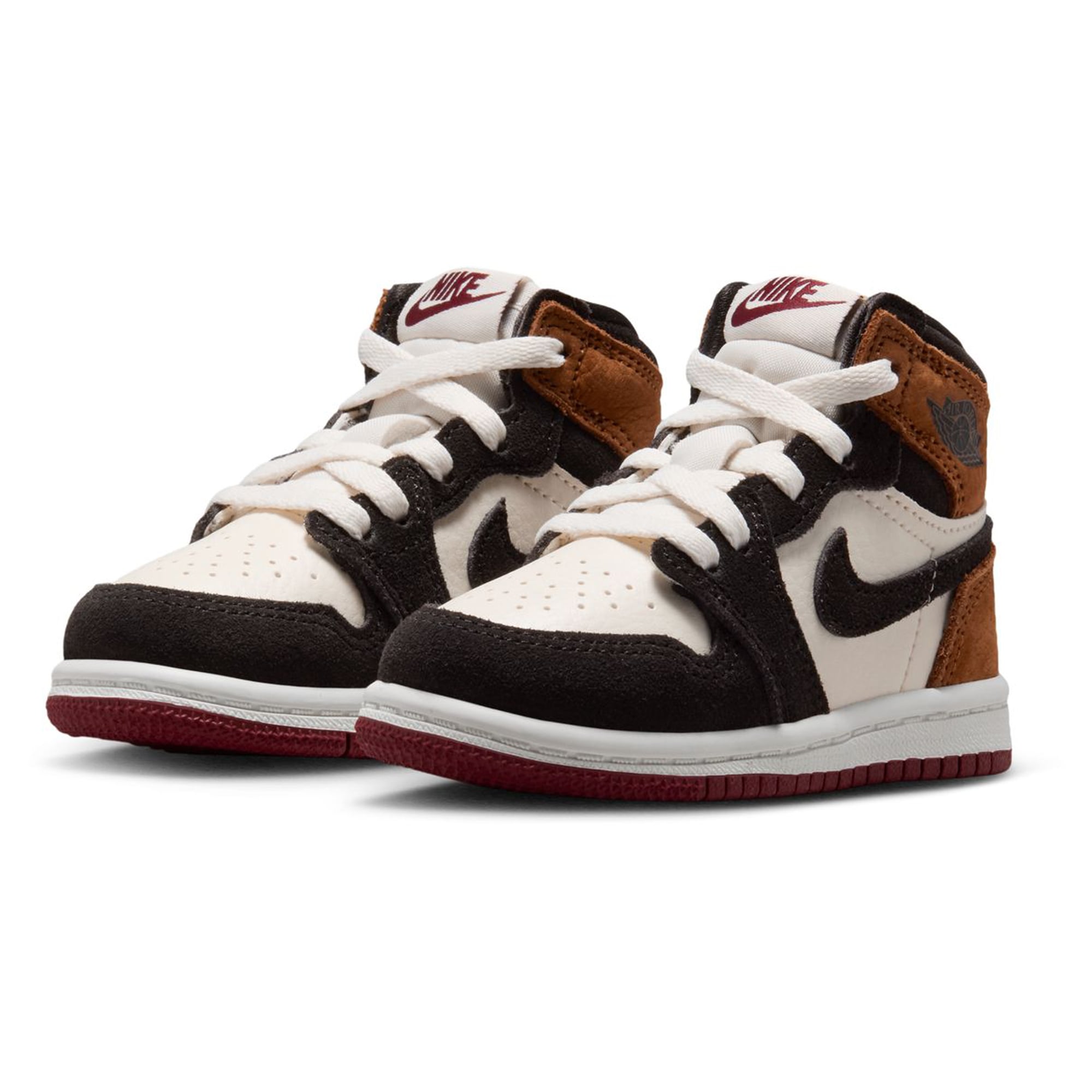 Toddler Jordan Brand White Air Jordan 1 Retro High OG Shoes