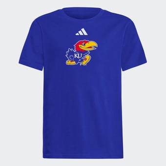 Youth adidas  Royal Kansas Jayhawks Fresh T-Shirt