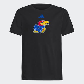 Youth adidas  Black Kansas Jayhawks Fresh T-Shirt