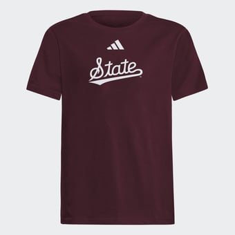 Youth adidas  Maroon Mississippi State Bulldogs Fresh T-Shirt