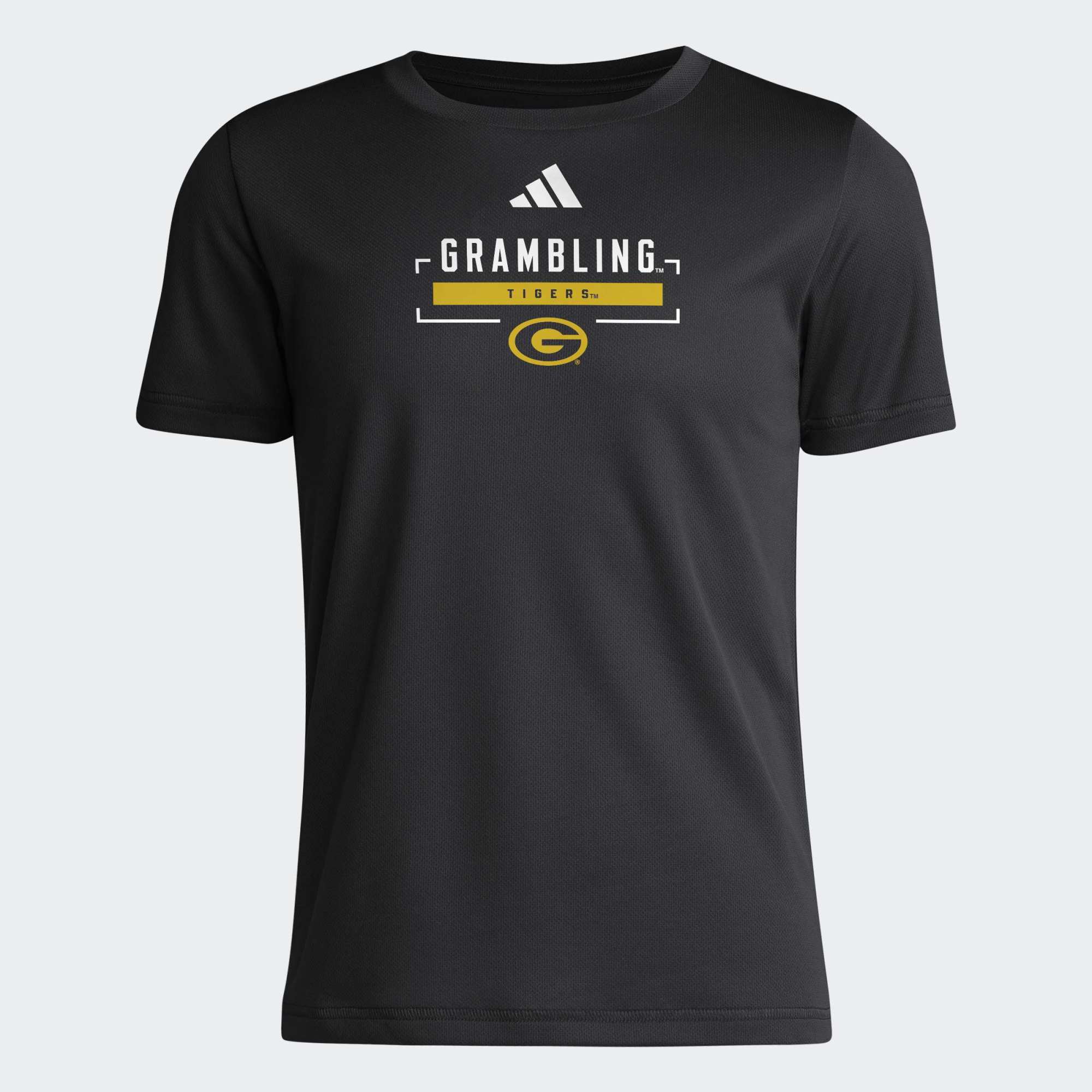 Youth adidas  Black Grambling Tigers AEROREADY Pre-Game T-Shirt
