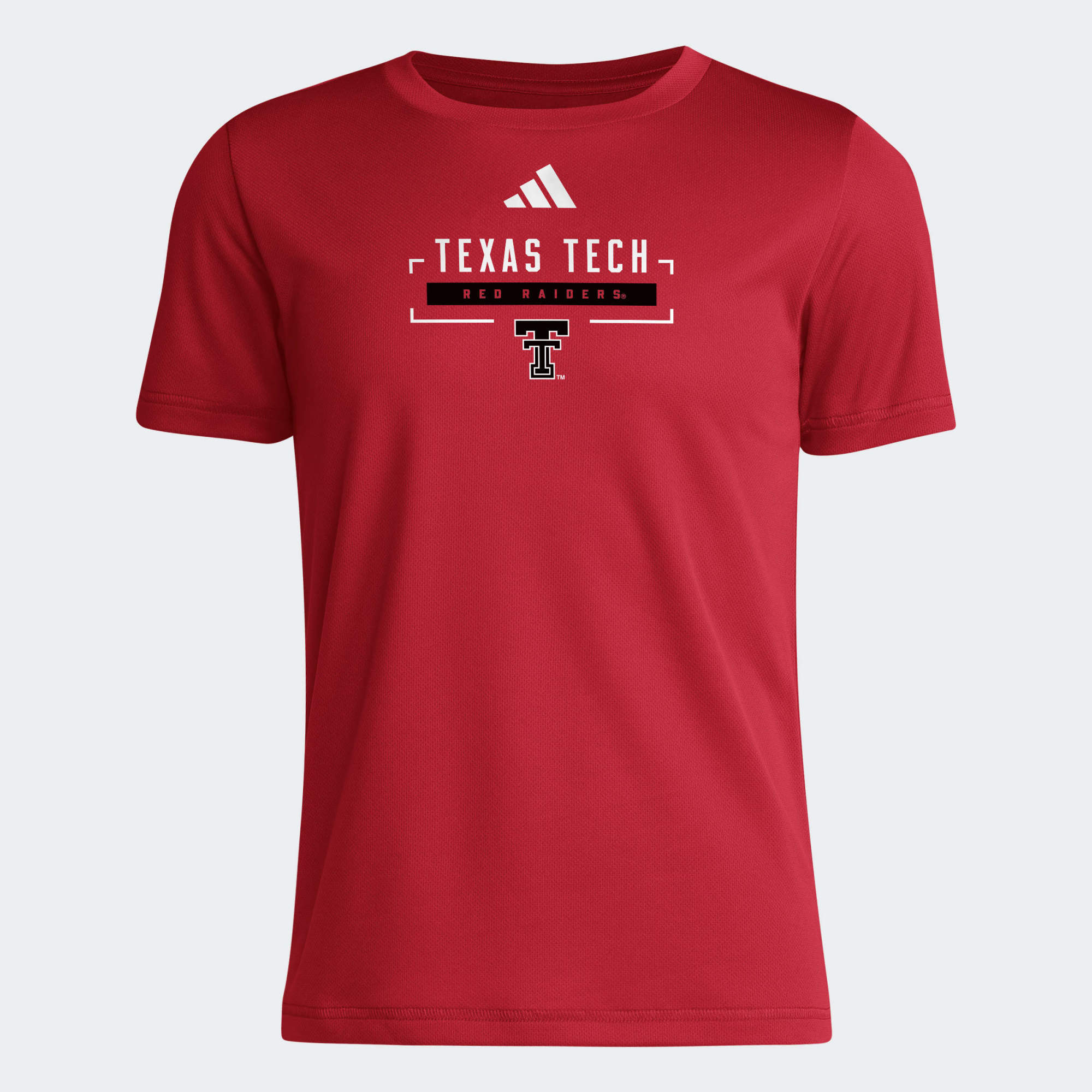 Youth adidas  Red Texas Tech Red Raiders AEROREADY Pre-Game T-Shirt