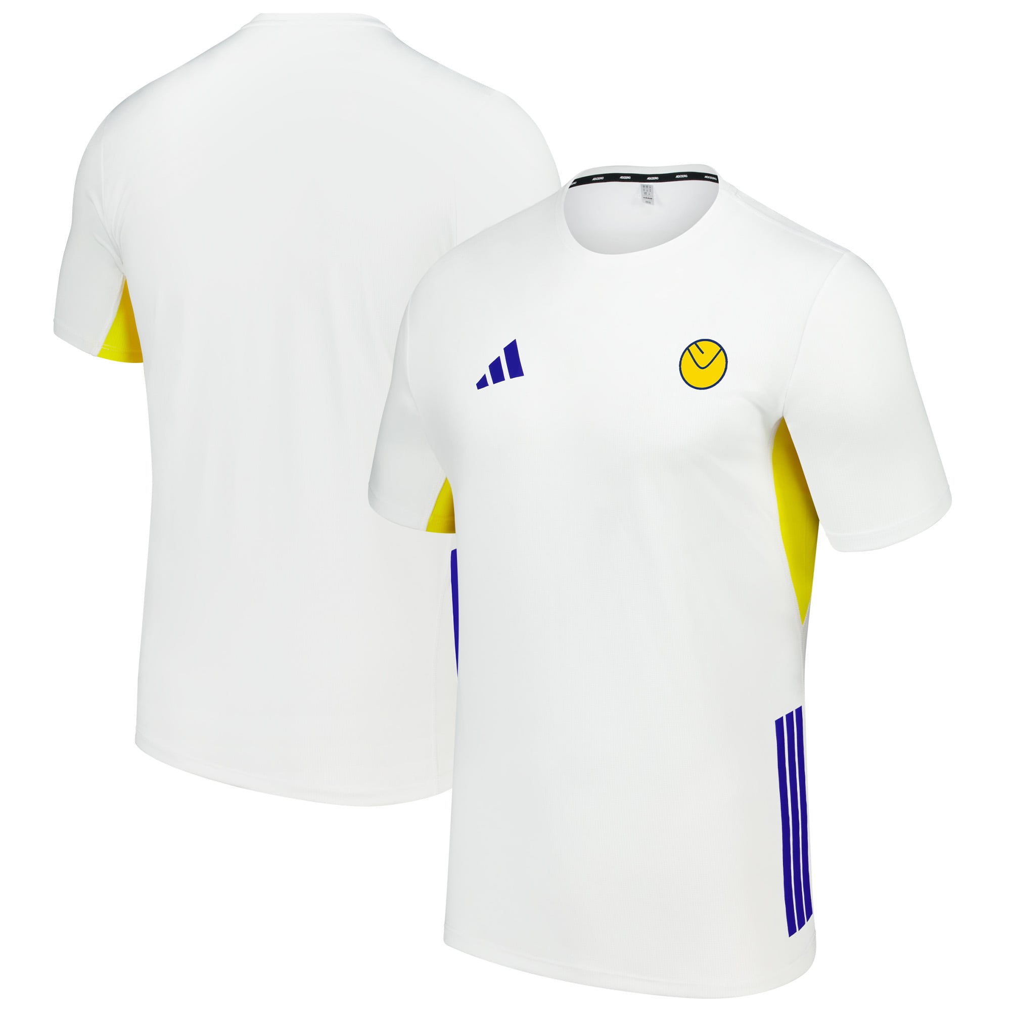 Leeds United adidas Running T-Shirt - White