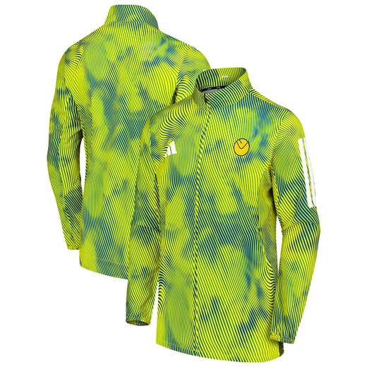 Leeds United adidas Running Jacket - Yellow