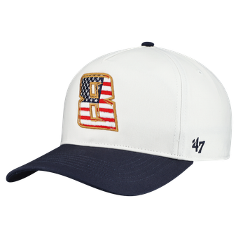 Men's '47 White Kyle Busch Flag Fill Two-Tone Team Adjustable Hitch Hat
