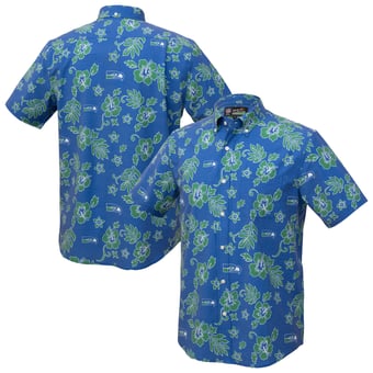 Men's Reyn Spooner  College Navy Seattle Seahawks Kekai Performance Button-Down Top