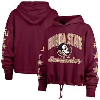 Women's '47  Garnet Florida State Seminoles Starry Eyed Venice Pullover Hoodie
