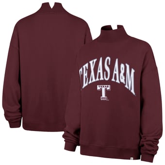 Women's '47  Maroon Texas A&M Aggies Mock Neck Sweatshirt