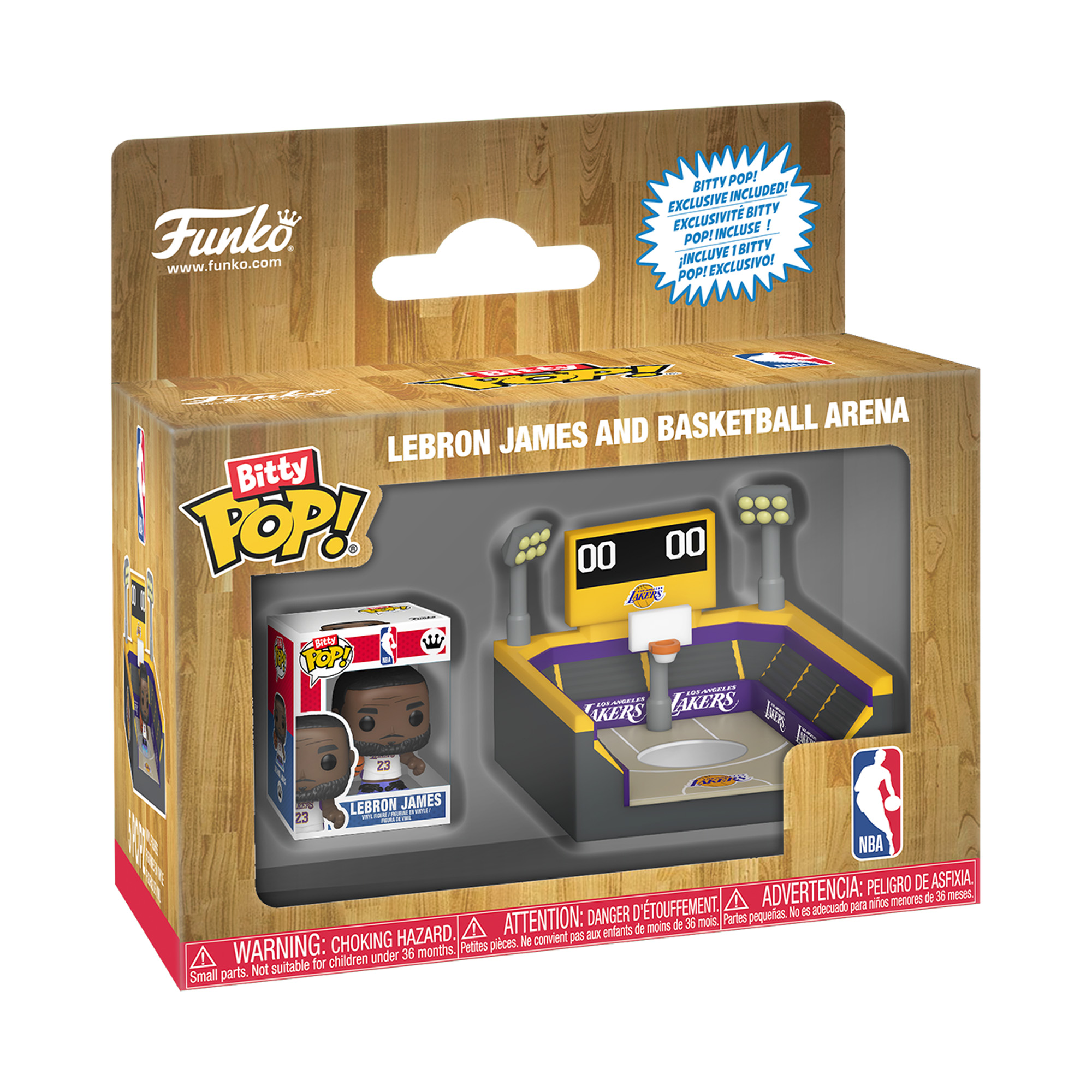 Funko LeBron James Los Angeles Lakers Bitty POP! Town Arena