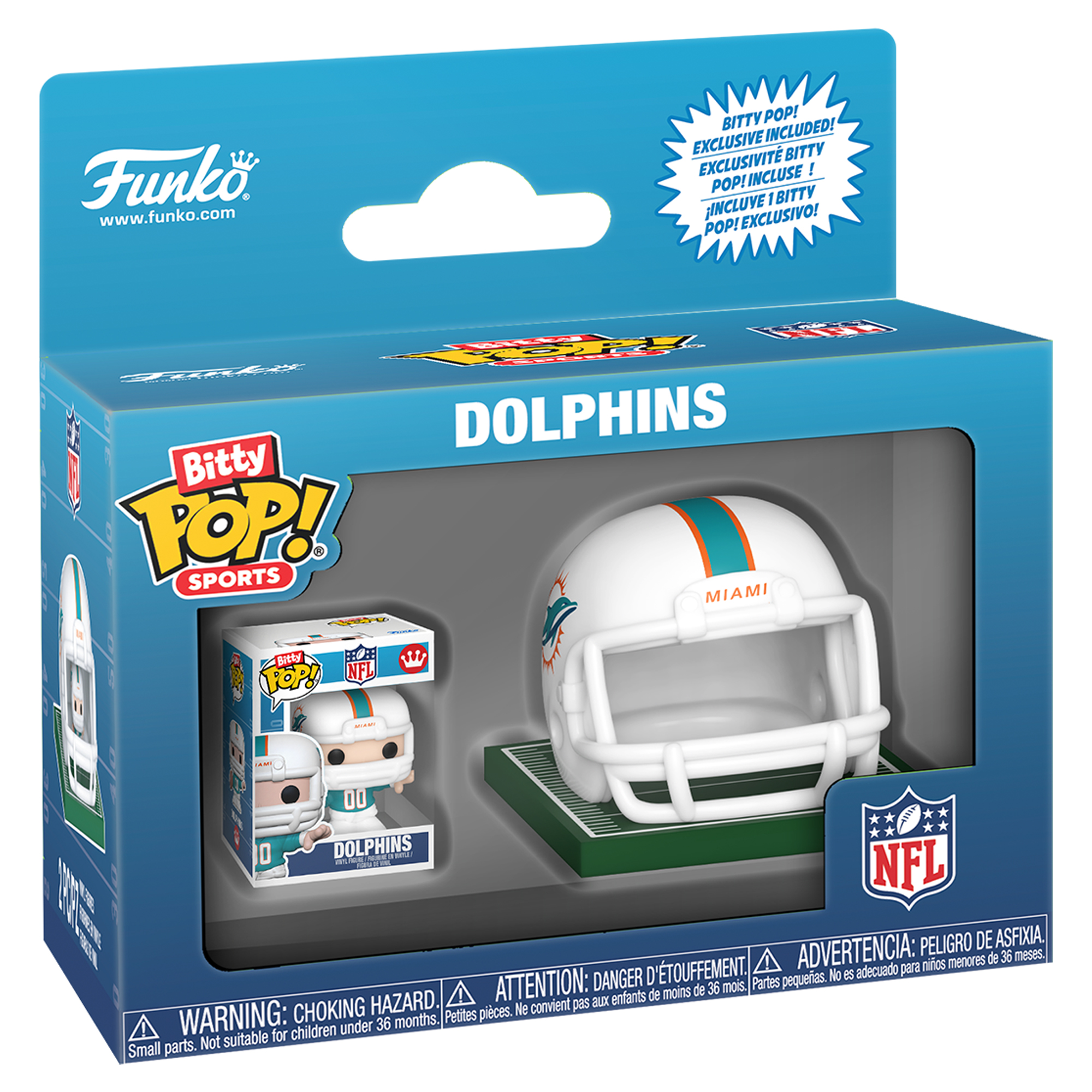 Funko  Miami Dolphins Bitty POP! Helmet
