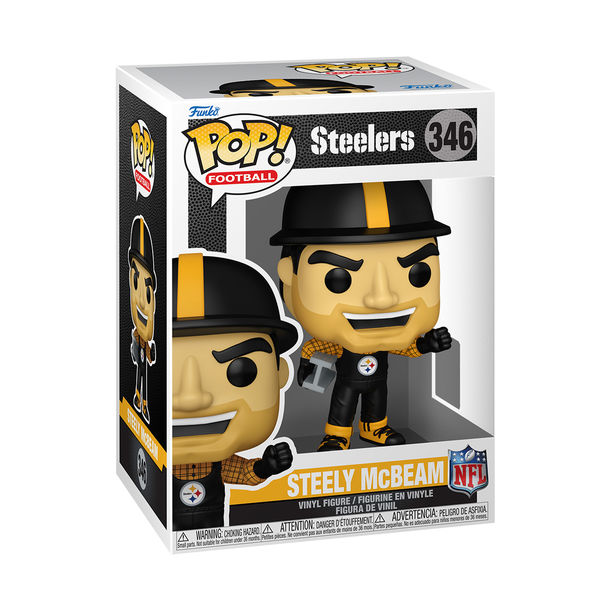Funko  Pittsburgh Steelers Steely McBeam POP! Vinyl Figure
