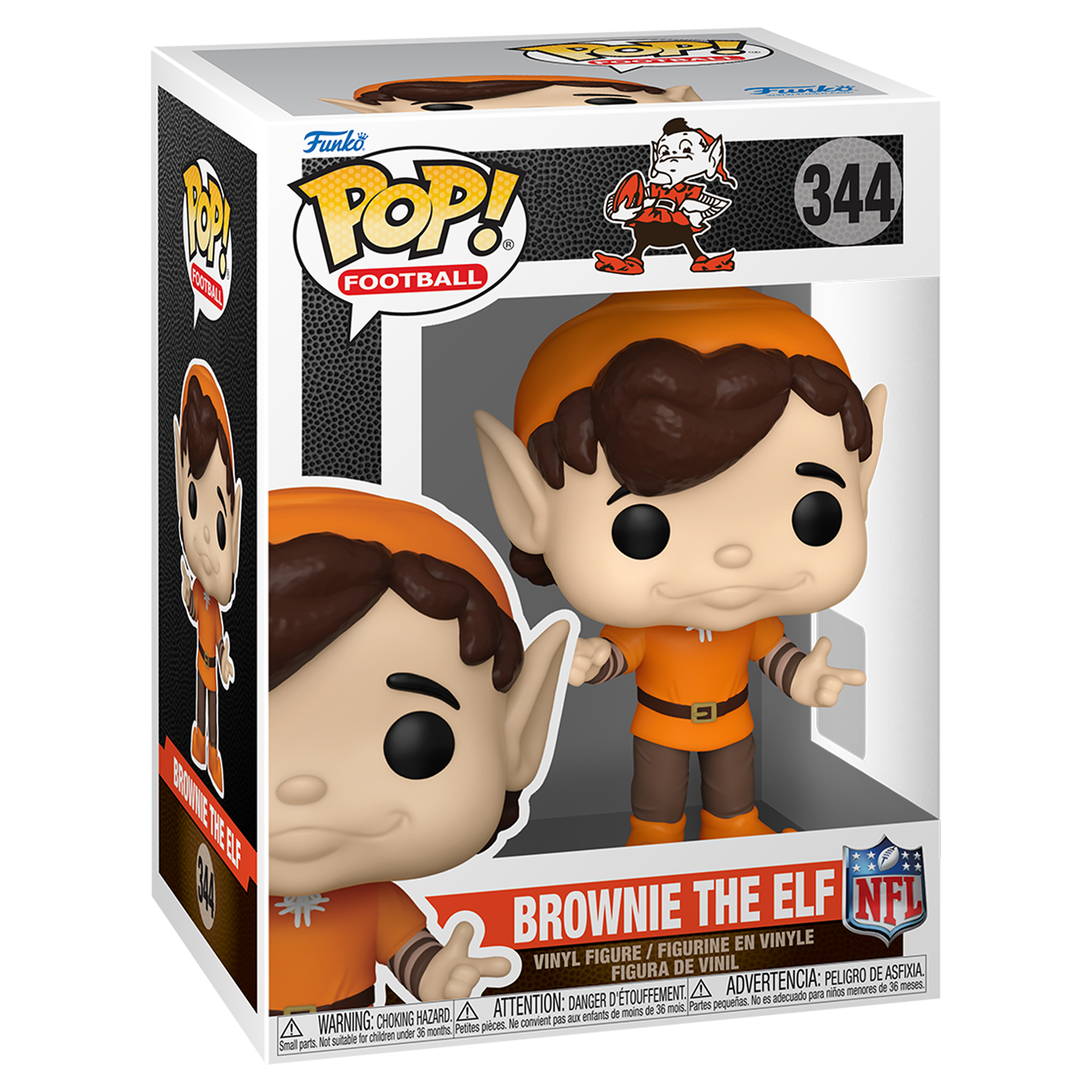 Funko  Cleveland Browns Brownie The Elf POP! Vinyl Figure
