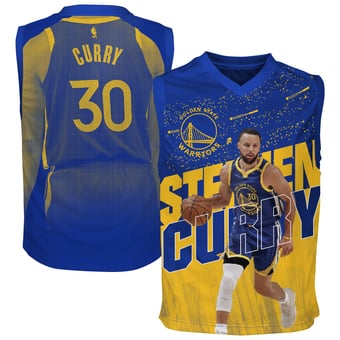 Youth Outerstuff Stephen Curry Royal Golden State Warriors Icon Play Jersey