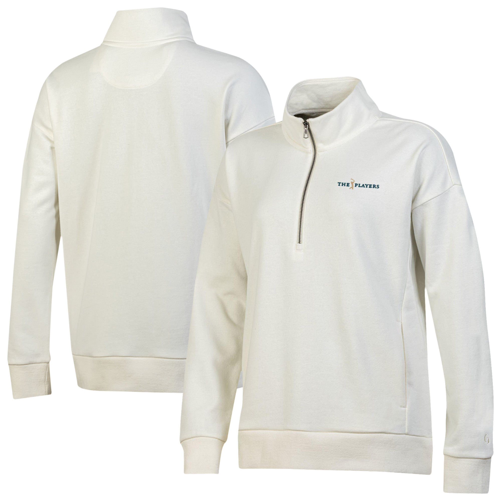 Women’s Gear For Sports White THE PLAYERS Big Cotton Everlee Quarter-Zip Sweatshirt Women’s Gear For Sports White THE PLAYERS Big Cotton Everlee Quarter-Zip Sweatshirt