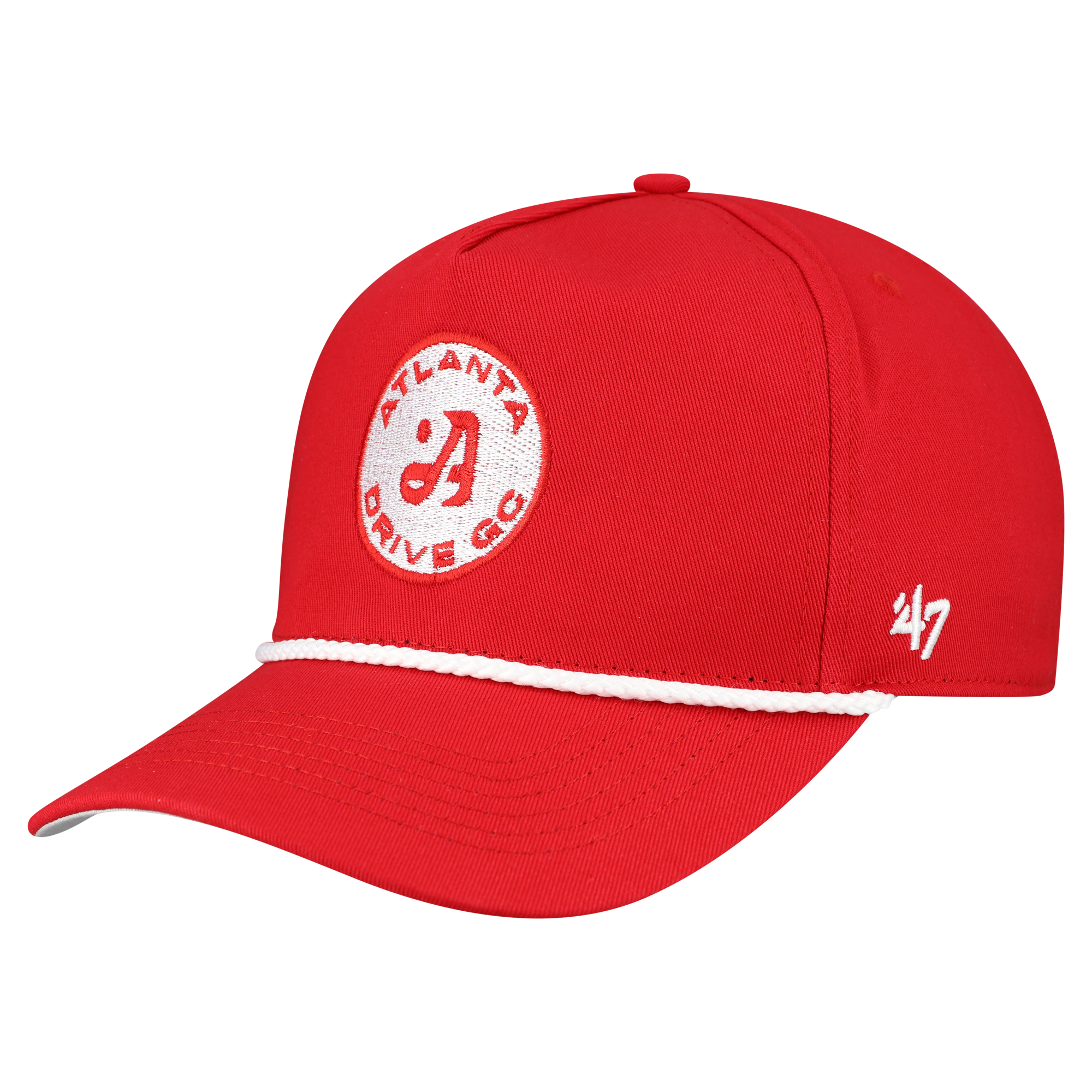 Men's '47 Red Atlanta Drive GC Rope Hitch Adjustable Hat