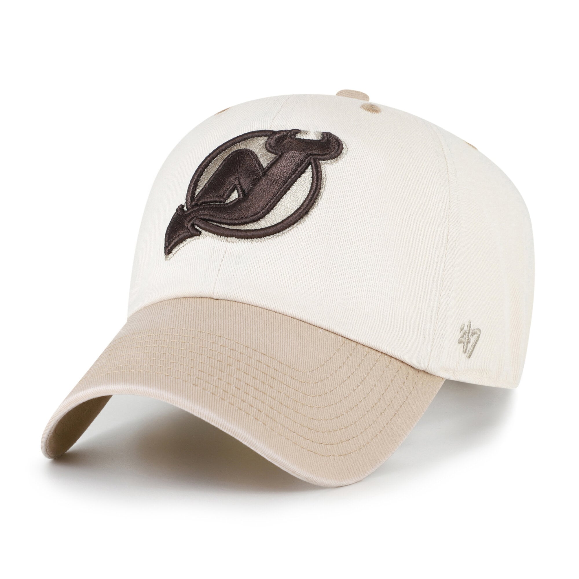 Men's '47  Natural/Tan New Jersey Devils Neutral Terrain Clean Up Adjustable Hat