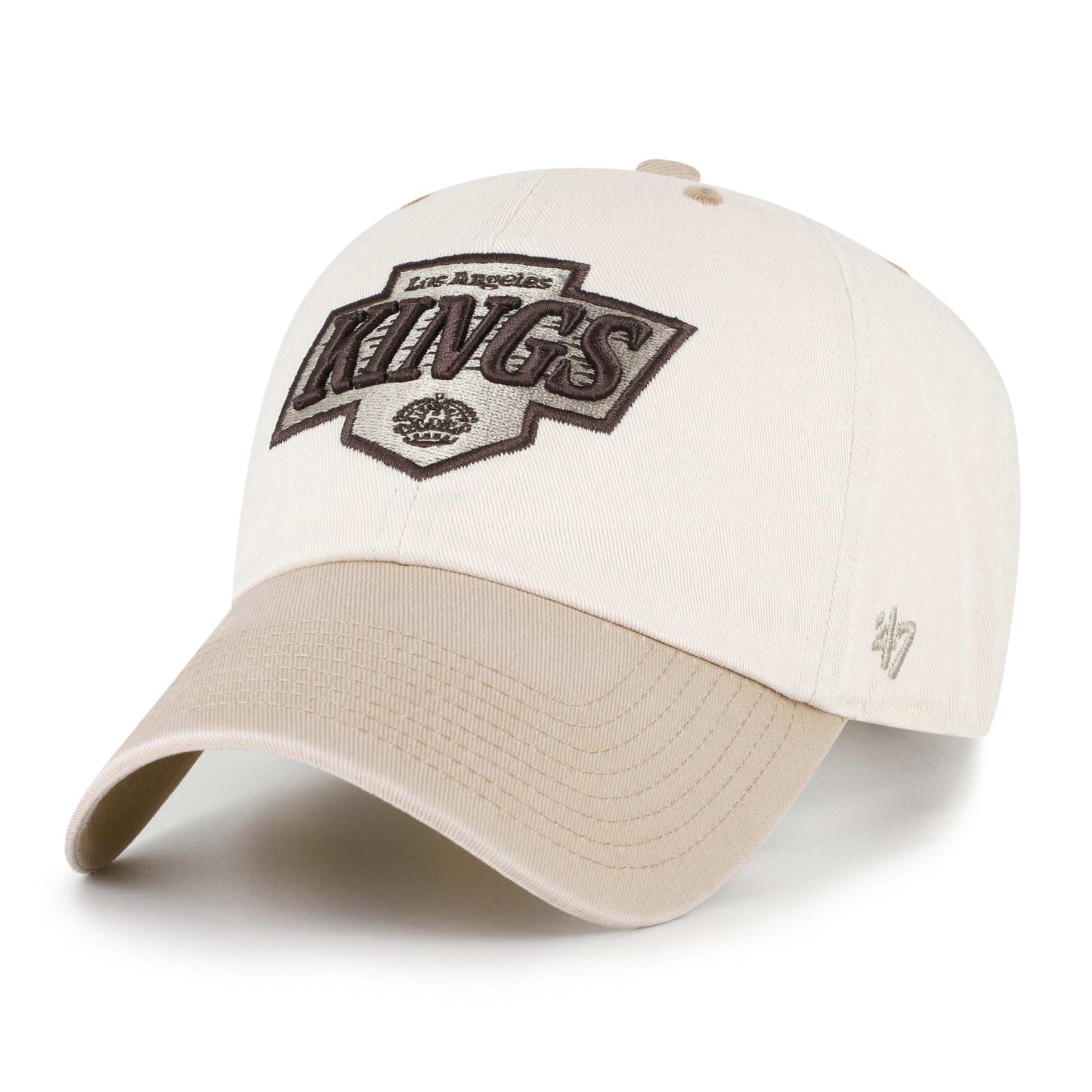 Men's '47  Natural/Tan Los Angeles Kings Neutral Terrain Clean Up Adjustable Hat