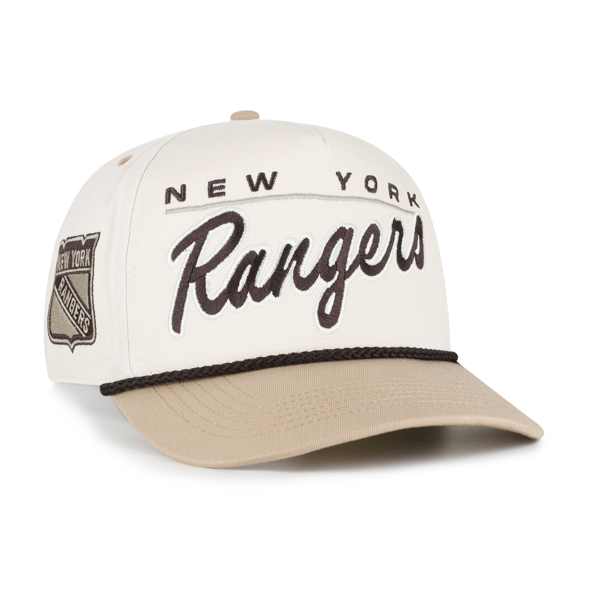 Men's '47  Natural/Tan New York Rangers Neutral Terrain Hitch Rope Adjustable Hat