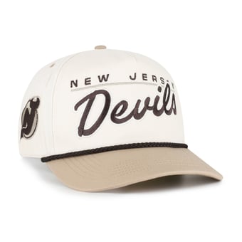Men's '47  Natural/Tan New Jersey Devils Neutral Terrain Hitch Rope Adjustable Hat