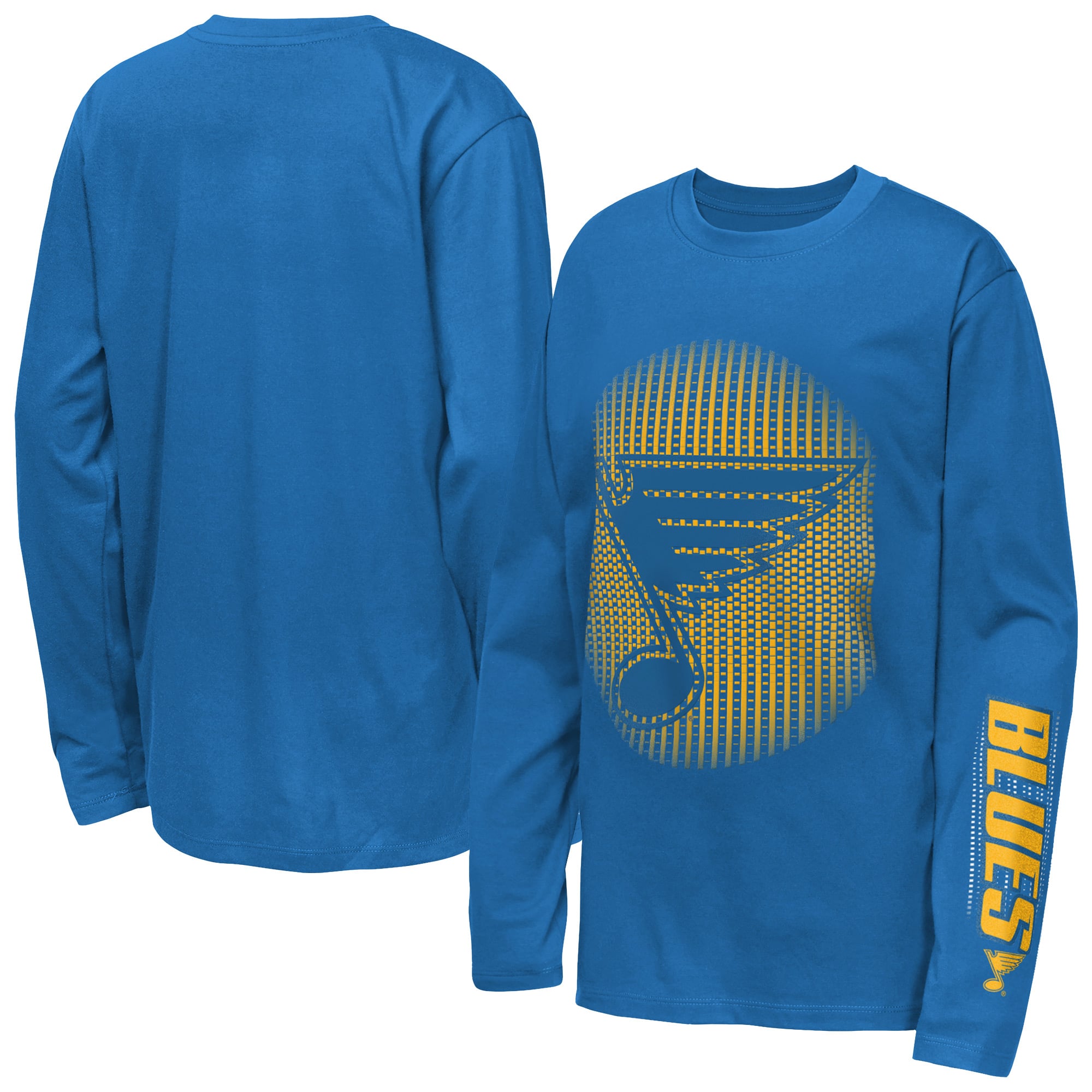 Youth Outerstuff Blue St. Louis Blues Regroup & Reset Long Sleeve T-Shirt