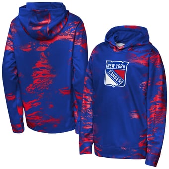 Youth Outerstuff  Blue New York Rangers Team Dynamics Hoodie
