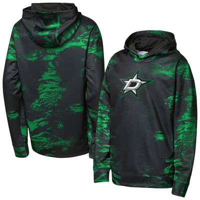 Youth Outerstuff  Black Dallas Stars Team Dynamics Hoodie