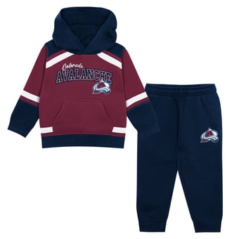 Toddler Outerstuff Burgundy/Navy Colorado Avalanche Ice Explorer Hoodie & Pants Set