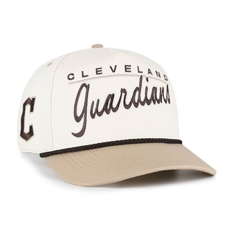 Men's '47  Natural/Tan Cleveland Guardians Neutral Terrain Hitch Rope Adjustable Hat