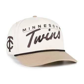 Men's '47  Natural/Tan Minnesota Twins Neutral Terrain Hitch Rope Adjustable Hat