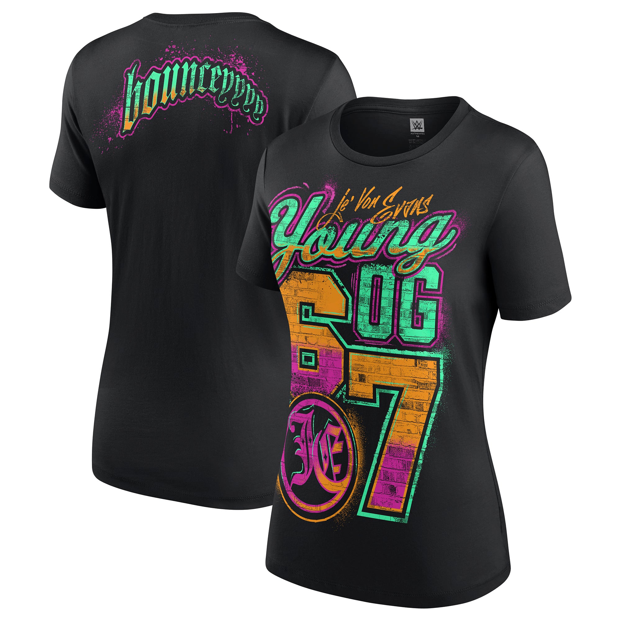 Women's Black Je'Von Evans Young OG T-Shirt