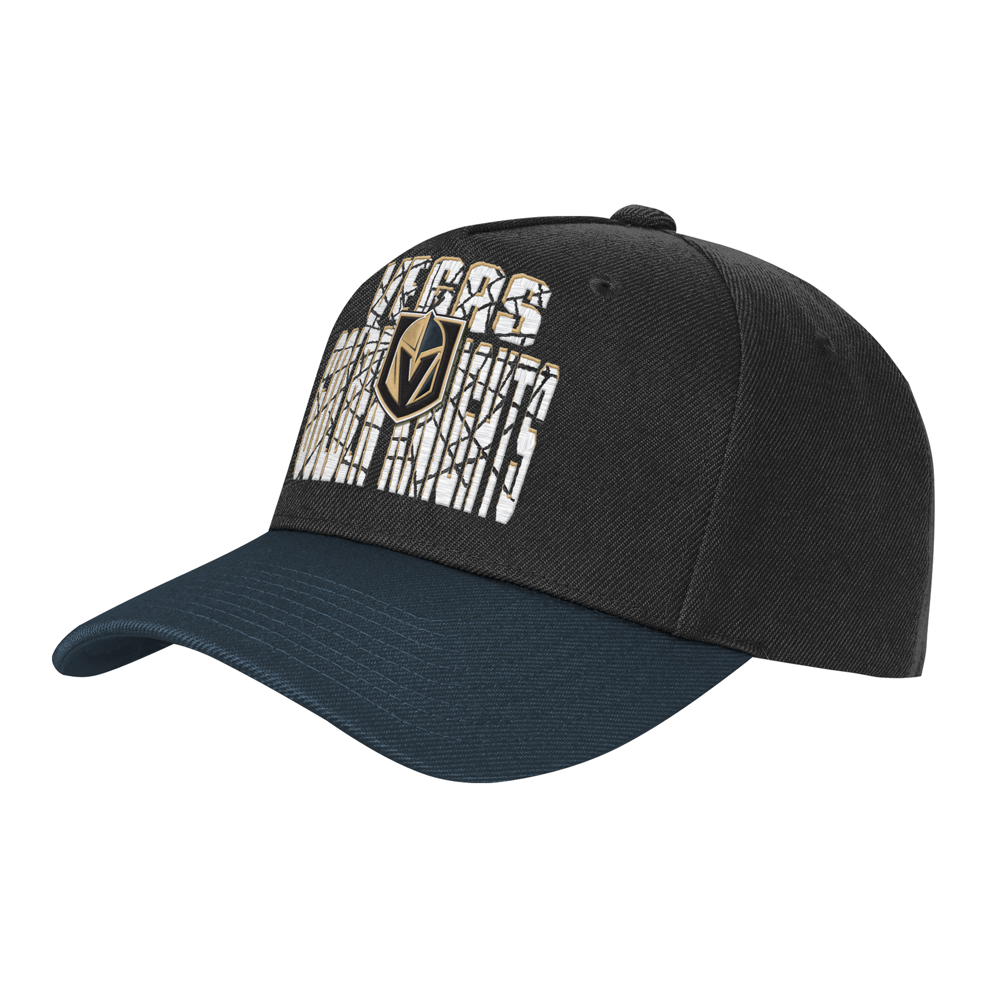 Youth Outerstuff Black/Gray Vegas Golden Knights Ice Breaker Adjustable Hat