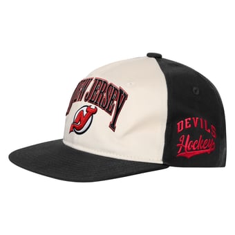 Youth Outerstuff Natural/Black New Jersey Devils Arch Snapback Hat