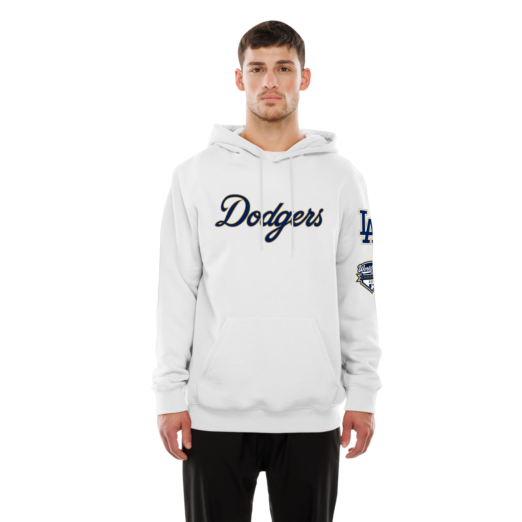 Men's New Era Los Angeles Dodgers 2026 Gold Collection Logo Hoodie