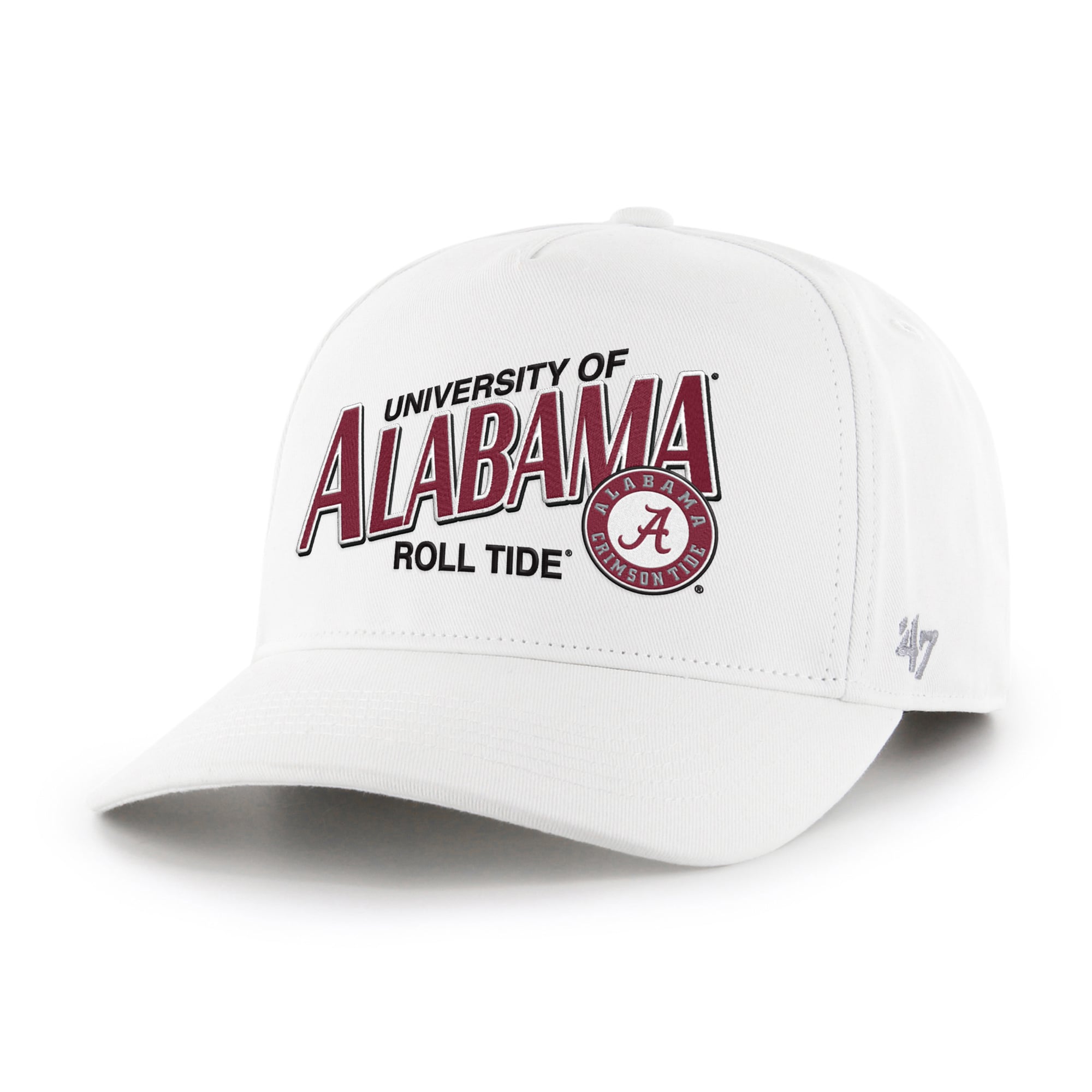 Men's '47  White Alabama Crimson Tide Relaxed Fit Hitch Adjustable Hat