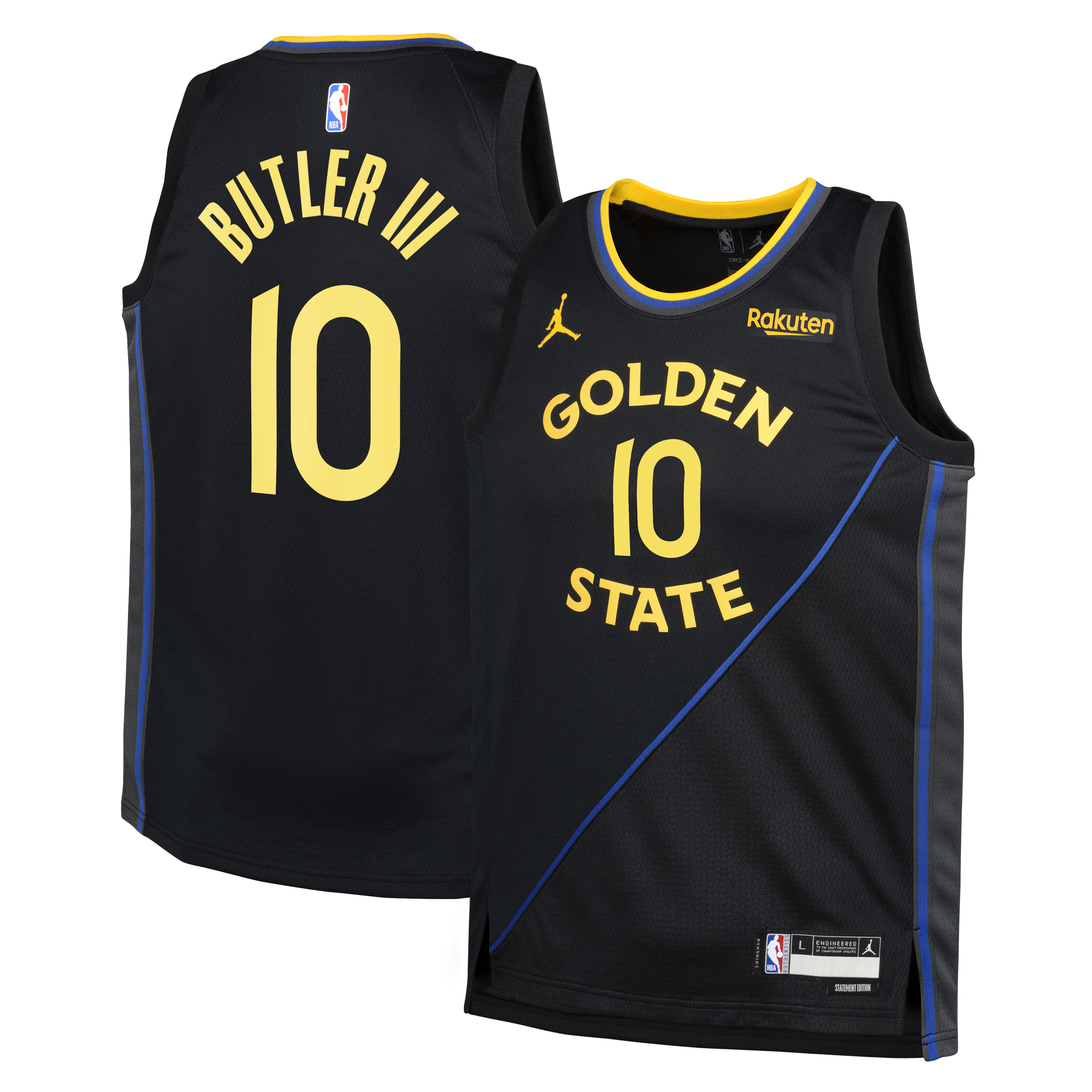 Youth Nike Jimmy Butler III Royal Golden State Warriors Swingman Jersey - Statement Edition