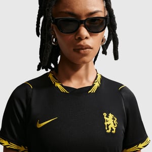 Maillot de foot Replica Nike Dri-FIT Chelsea FC 2026/27 Stadium Extérieur pour femme - Noir, vue 4