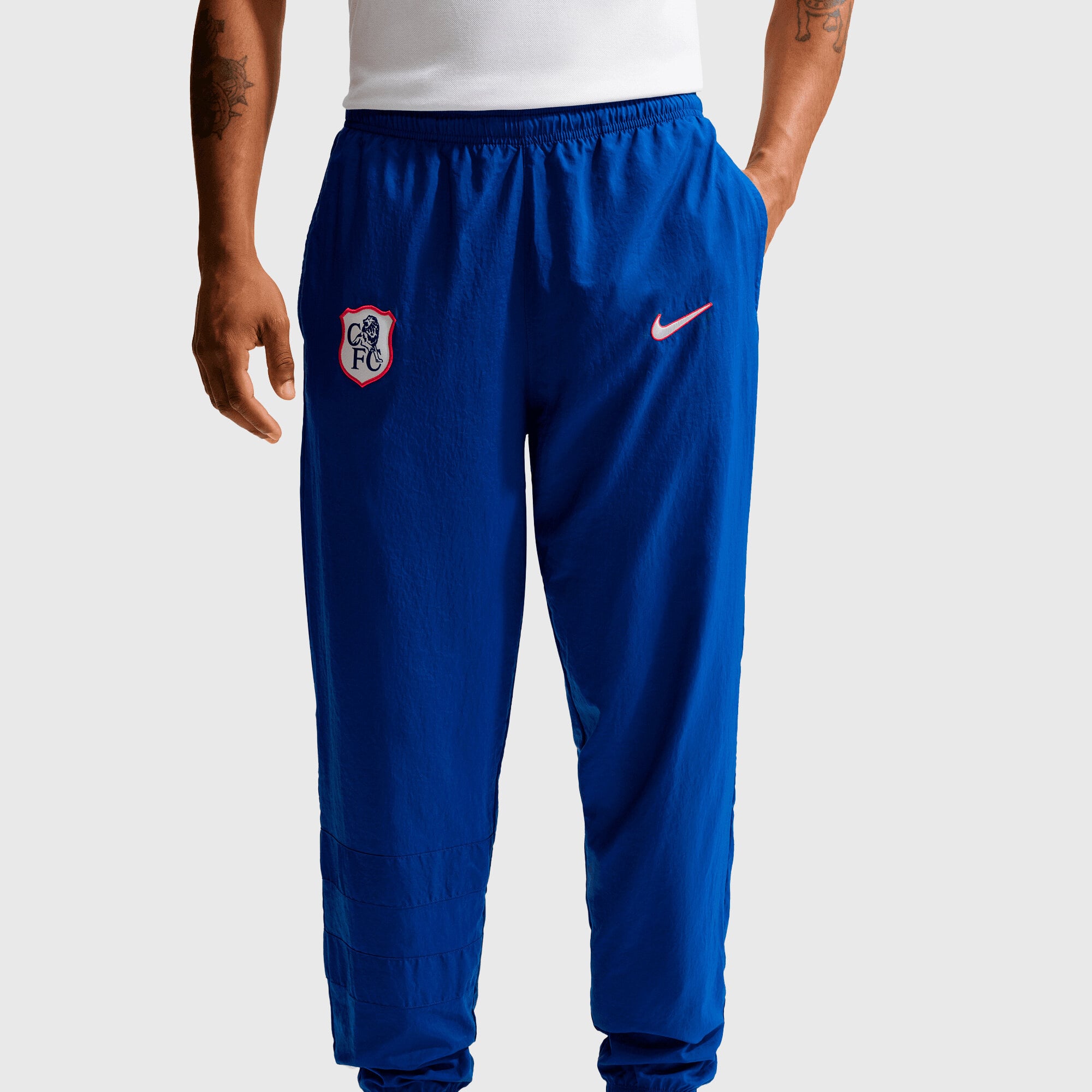 Pantalon de survêtement Chelsea Nike i96 Repel - Bleu Rush