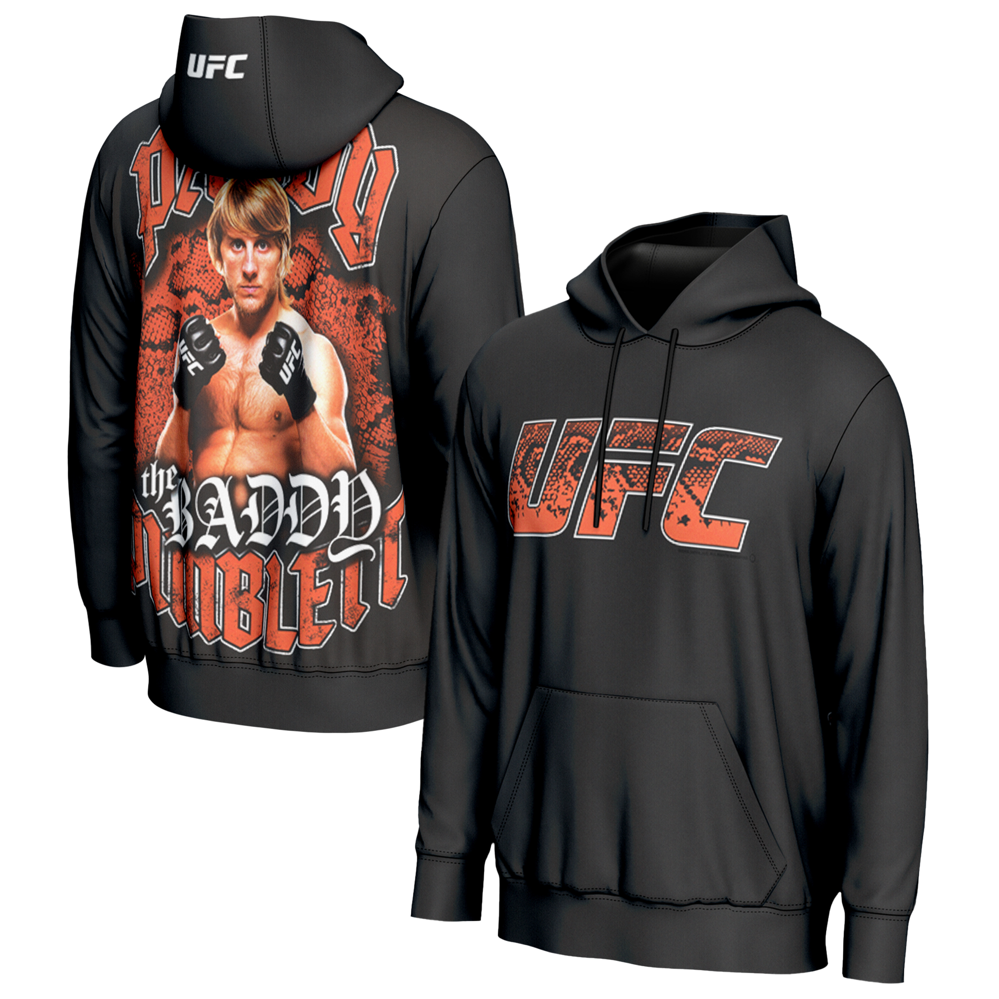 Youth ProSphere Black Paddy Pimblett UFC Fighter Hoodie